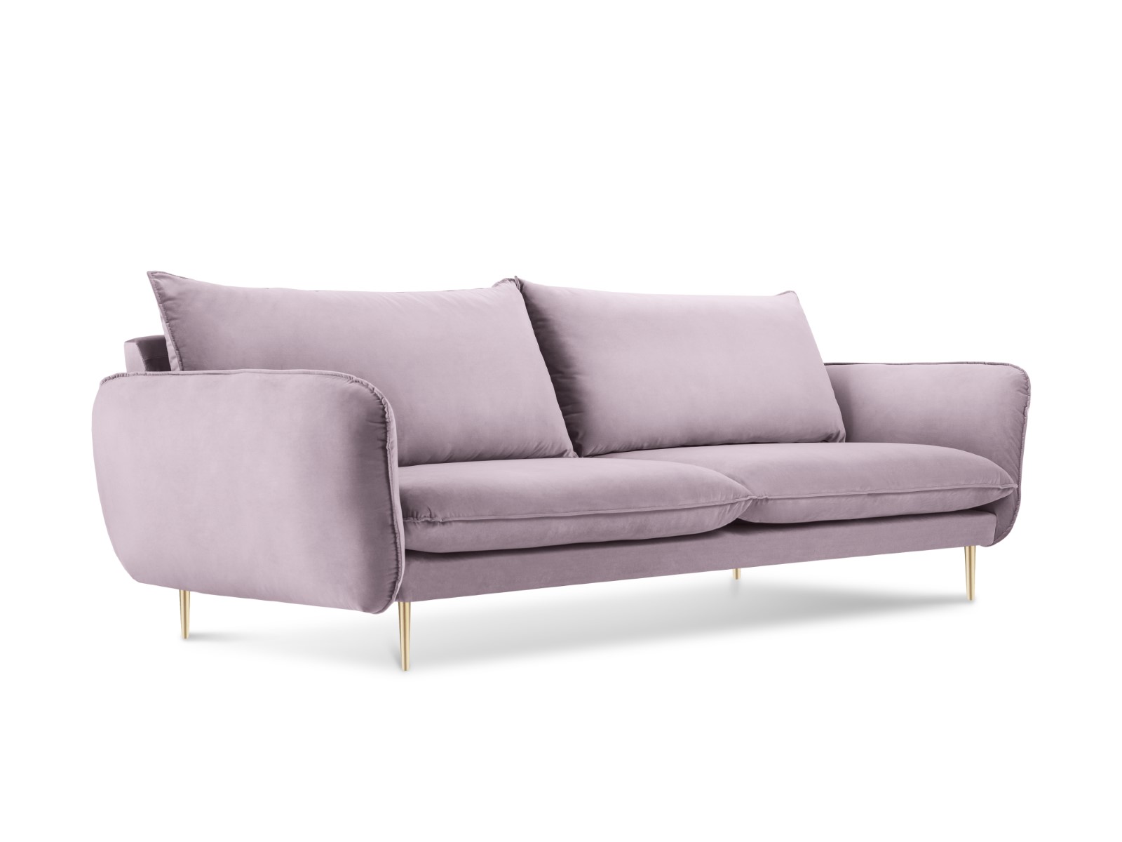 Cosmopolitan Design - Divano "Vienna" 3 posti in velluto lavanda