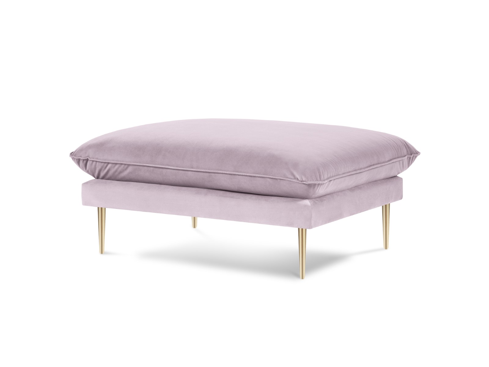 Cosmopolitan Design - Pouf "Vienna" in velluto lavanda